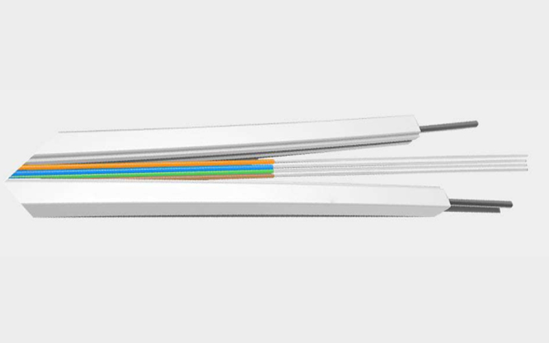 GJXH FTTH Flame-Retardant FRP Strength Member Drop Cable(images 1)